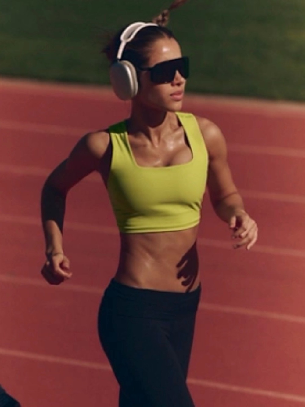 Lime Green Honeydew FP Movement Win Win Sports Bra Size S